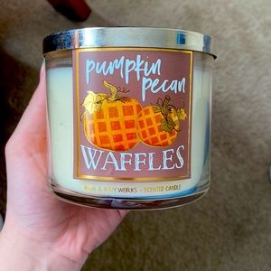 Bath & Body Works candle. Pumpkin Pecan Waffles. Never used.